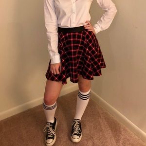 LOW PRICE F21 Plaid Skirt
